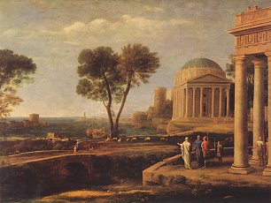 Claude Lorrain Aeneas in Delos