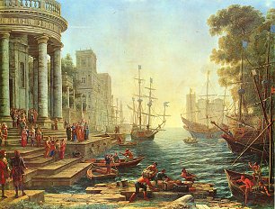 Claude Lorrain Einschiffung der Hl Ursul