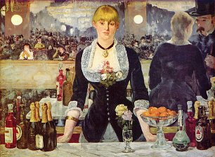 Edouard Manet Bar in den Folies Bergere Wandbild