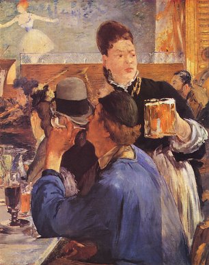 Edouard Manet Bierkellnerin Wandbild