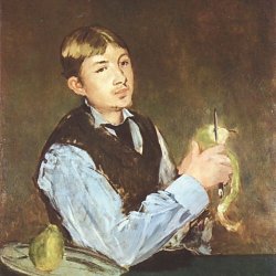 Edouard-Manet-Birnenschaeler-Portraet-des-Leon-Leenhoff