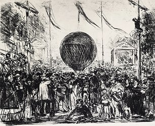 Edouard Manet Der Ballon Wandbild