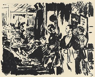Edouard Manet Im Cafe 2 Wandbild
