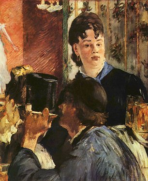 Edouard Manet Kellnerin Wandbild