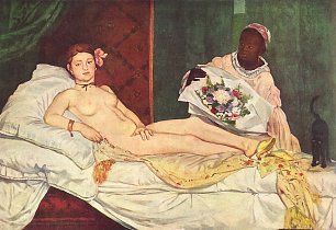Edouard Manet Olympia 1 Wandbild