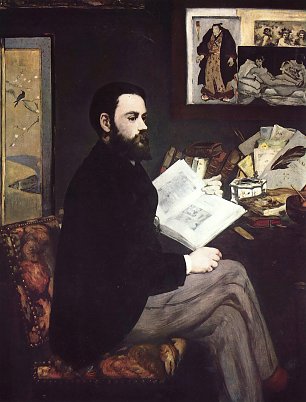 Edouard Manet Portraet des Emile Zola