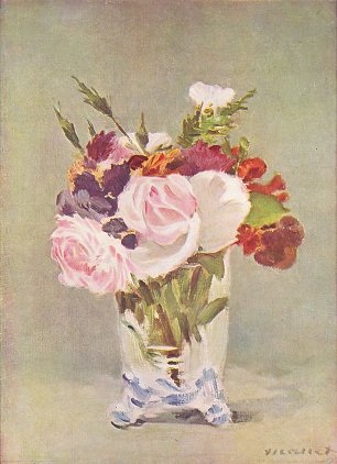 Edouard Manet Stillleben mit Blumen 2 Wandbild