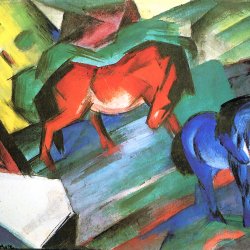 Franz-Marc-Rotes-und-blaues-Pferd