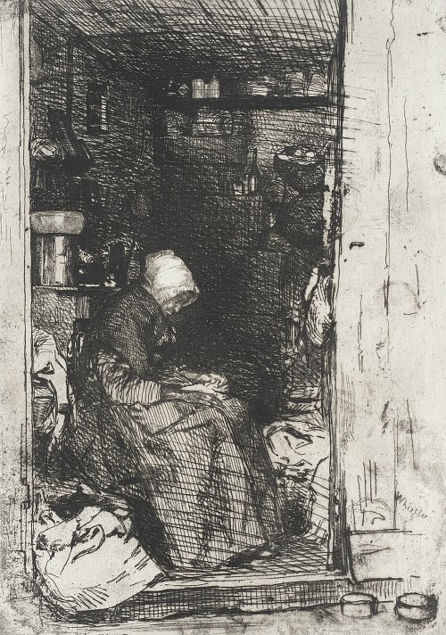 James McNeil Whistler La Vieille aux Loques Wandbild