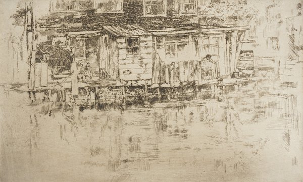 James McNeil Whistler Long House Dyer's Amsterdam Wandbild