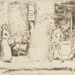 James-McNeil-Whistler-Newspaper-Stall-Rue-de-Seine