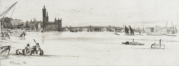 James McNeil Whistler Old Westminster Bridge