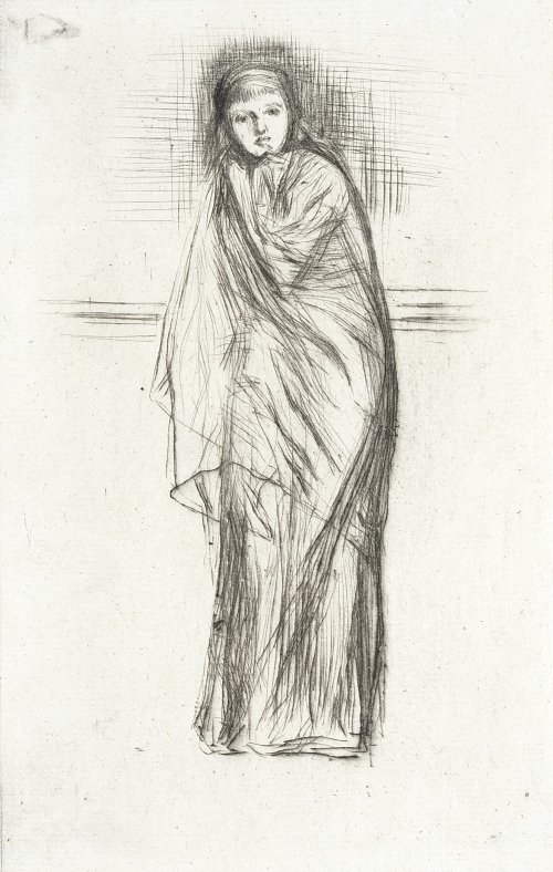 James McNeil Whistler The Model Resting Wandbild