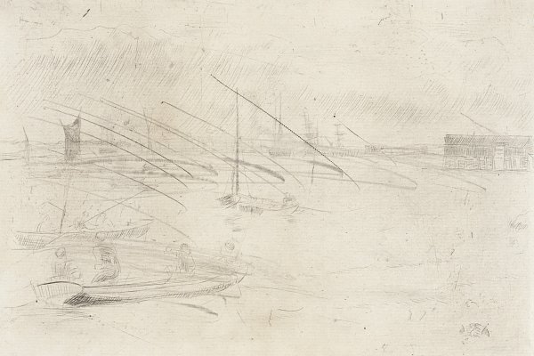 James McNeil Whistler The Thames Towards Erith Wandbild