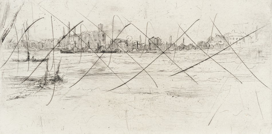 James McNeil Whistler The Troubled Thames Wandbild