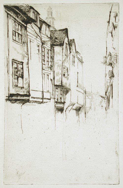 James McNeil Whistler Wych Street Wandbild