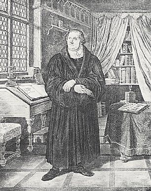 Adolph Menzel Illustrationen zu Luthers Leben 1 Wandbild