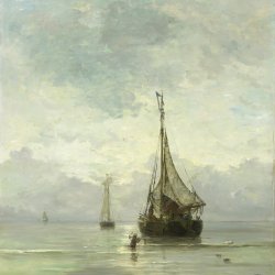 Hendrik-Willem-Mesdag-Calm-Sea
