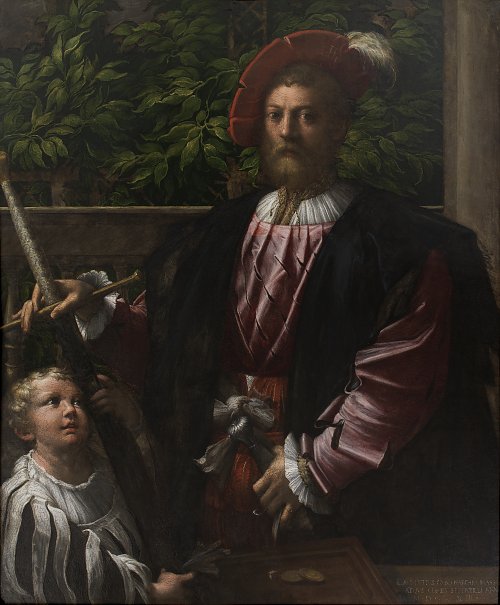 Parmigianino Portrait of Lorenzo Cybo Wandbild