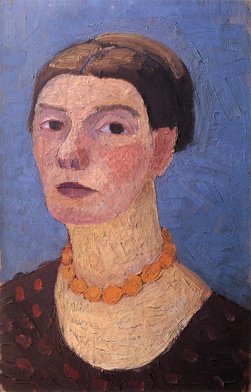 Paula Modersohn Becker Selbstportraet 1906 Wandbild