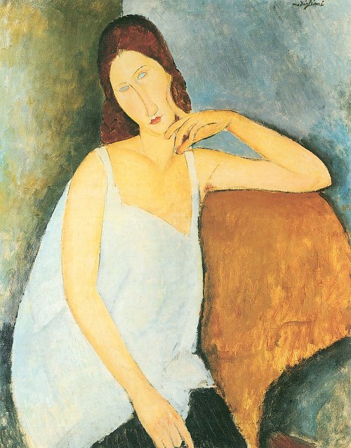 Amedeo Modigliani Bildnis Jeanne Hebuterne 2 Wandbild