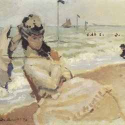 Claude-Monet-Camille-am-Strand-von-Trouville