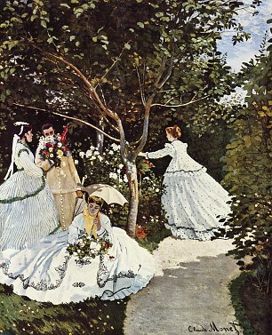 Claude Monet Frauen im Garten Wandbild
