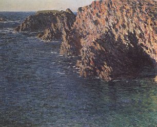 Claude Monet Grotte De Port Domois Wandbild