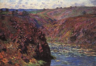 Claude Monet Les Eaux Semblantes an der Creuse Sonnenlicht Wandbild