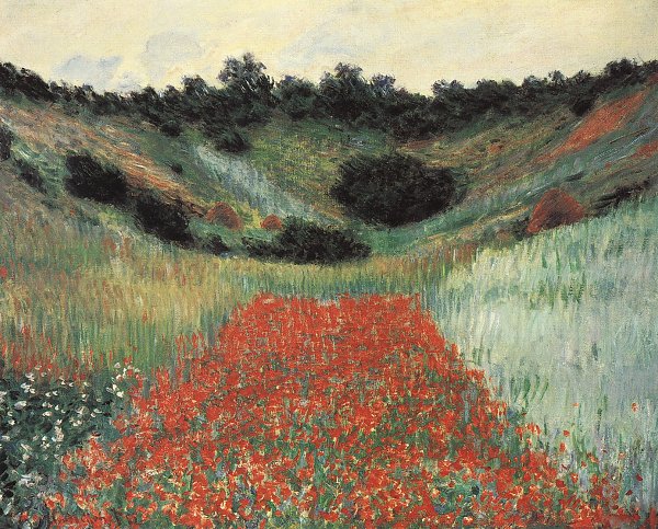 Claude Monet Mohnblumenfeld bei Civerny Wandbild