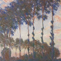 Claude-Monet-Pappeln-Sonnenuntergang