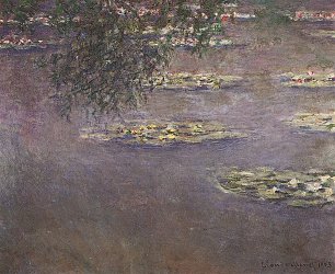 Claude Monet Seerosen Wasserlandschaft Wandbild