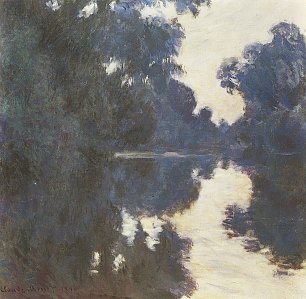 Claude Monet Seine am Morgen 2 Wandbild