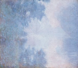 Claude Monet Seine am Morgen Wandbild