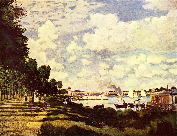 Claude Monet Seinebecken bei Argenteuil Wandbild