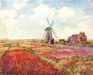 Claude Monet Tulpen von Holland Wandbild