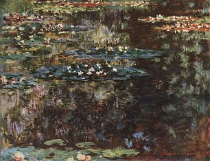 Claude Monet Wassergarten in Giverny Wandbild