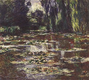 Claude Monet Wasserlandschaft 3 Wandbild
