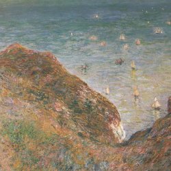 Claude-Monet-auf-den-Klippen-von-Pourville-schoenes-Wetter