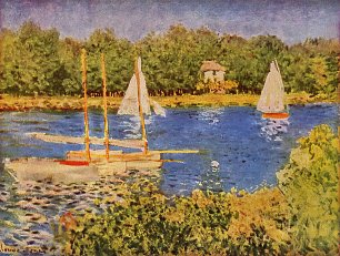 Claude Monet das Seinebecken bei Argenteuil Wandbild
