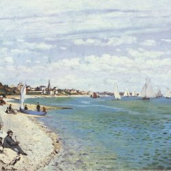 Claude-Monet-der-Strand-bei-Saine-Adresse