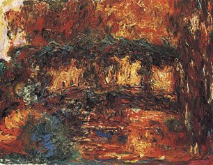 Claude Monet die japanische Bruecke 2 Wandbild