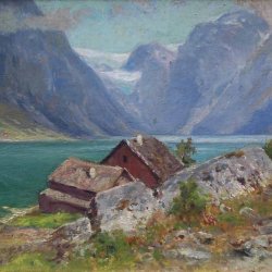 Walter-Moras-Norwegische-Fjordlandschaft