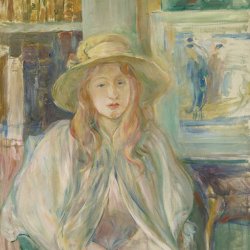 Berthe-Morisot-Fillette-au-chapeau-de-paille