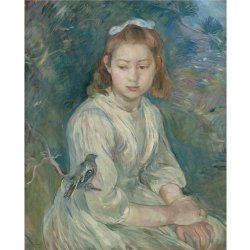 Berthe-Morisot-Petite-fille-a-l'oiseu