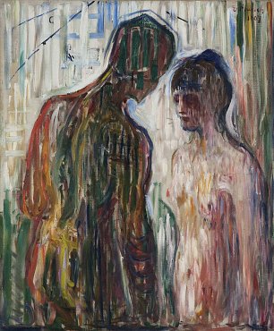 Edvard Munch Amor und psyche Wandbild