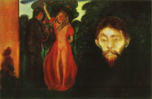 Edvard Munch Jealousy2 Wandbild