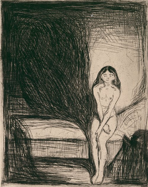 Edvard Munch Madonna Sketch Wandbild