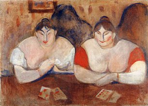 Edvard Munch Rose and Amelie Wandbild