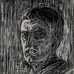 Edvard-Munch-Self-portrait-facing-left